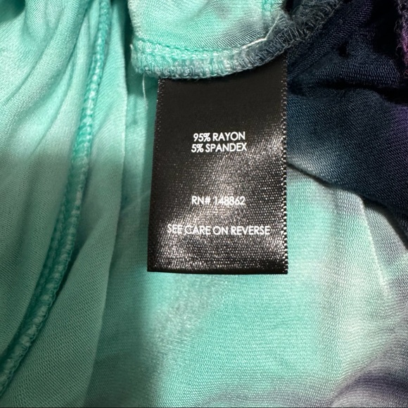 Torrid Tie-Dye Tiered Mini Circle Skirt - Picture 8 of 9